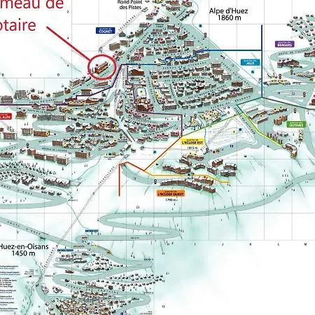 Ski-in/ski-out A L'alpe D'huez: 130m² Avec Piscine, Sauna Et Hammam - Fr-1-645-21 Huez